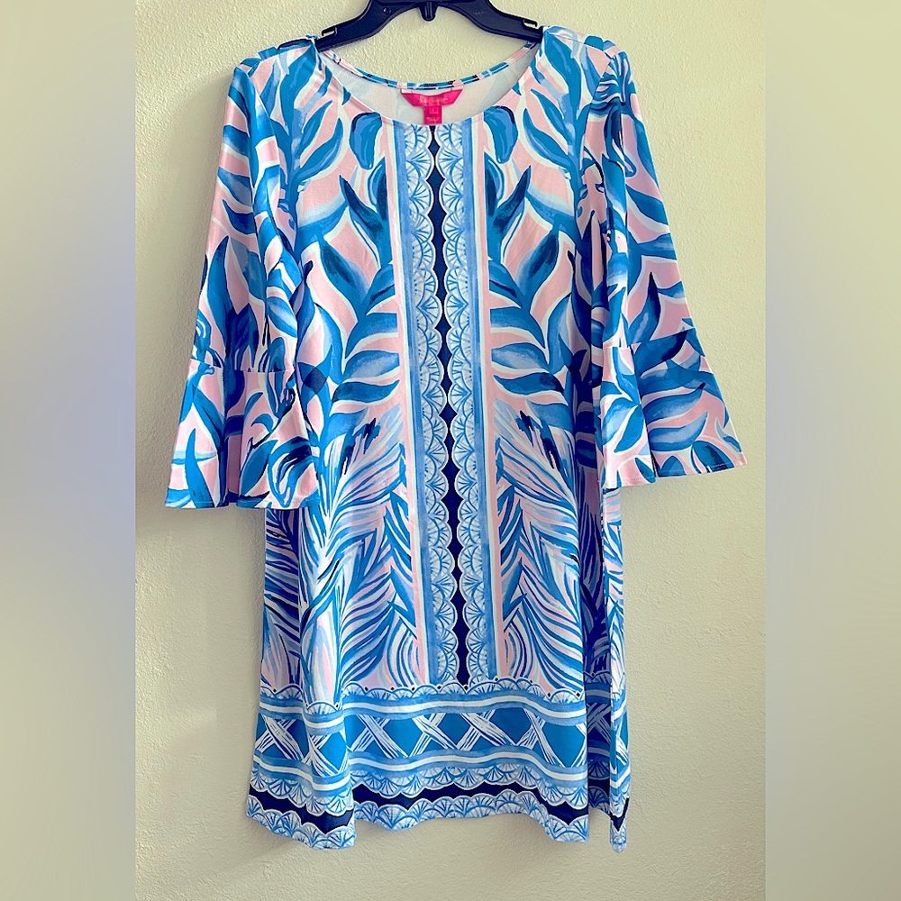 Lilly Pulitzer brand new Ophelia Swing Dress, Bell Sleeved Dress in size large.
